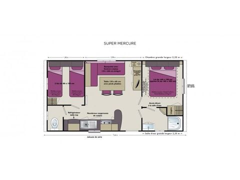 Stacaravan 5 personen - ECO COTTAGE
