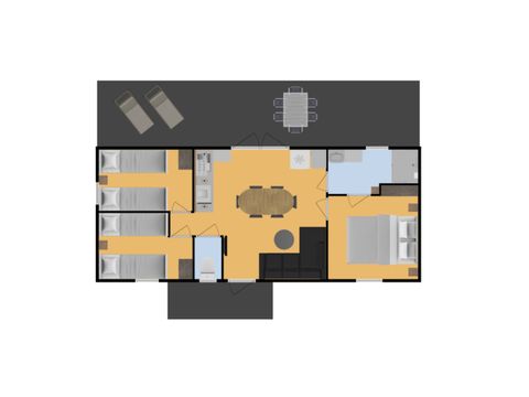 Stacaravan 6 personen - Laffrey Cote Jardin