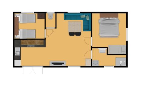 Chalet 4 personen - Carrelet