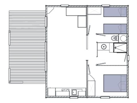 Chalet 5 personen - OCKLAND