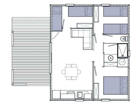 Chalet 6 personen - OCKLAND