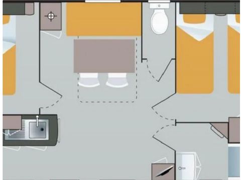 Stacaravan 6 personen - IZARRA