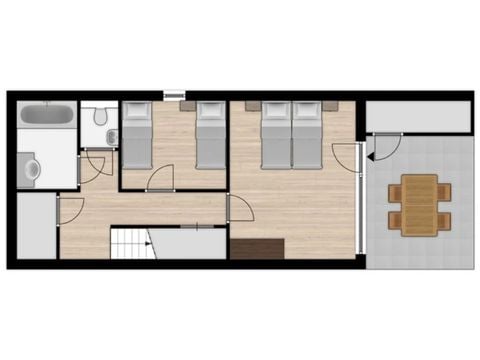 APPARTEMENT 4 personen - Standaard