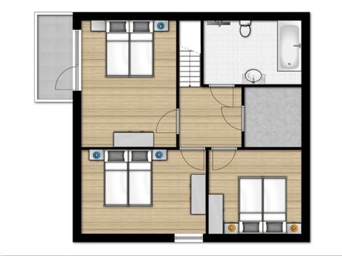 Bungalow 8 personen - SGM Comfort