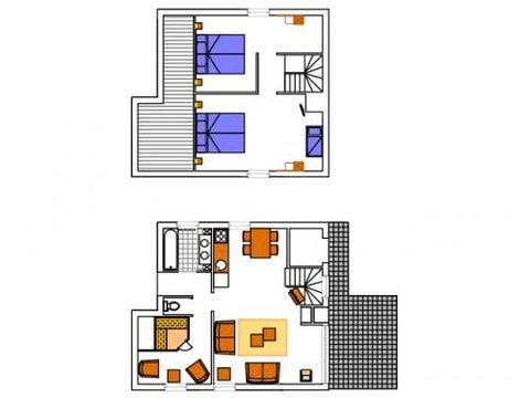Bungalow 4 personen - Exclusive KM532 Bungalow 4 personen - Exclusive KM532