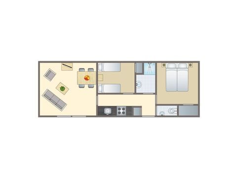 Stacaravan 4 personen - 4MHV