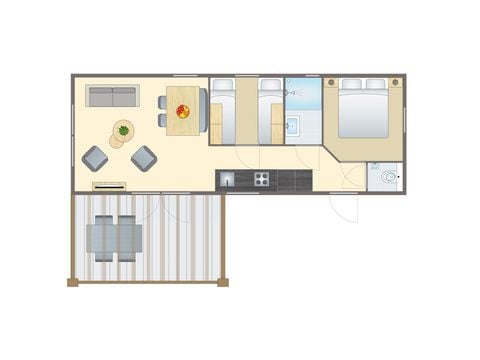 Chalet 4 personen - Kind 4BK