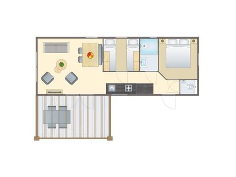 Chalet 4 personen - 4BV