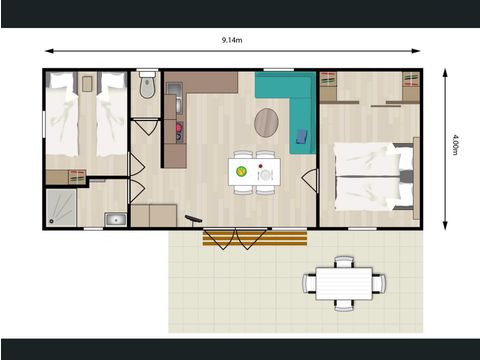 Chalet 4 personen - Rozemarijn
