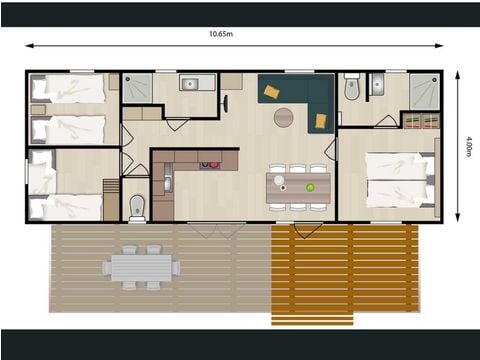 Chalet 6 personen - Klaproos-Plus