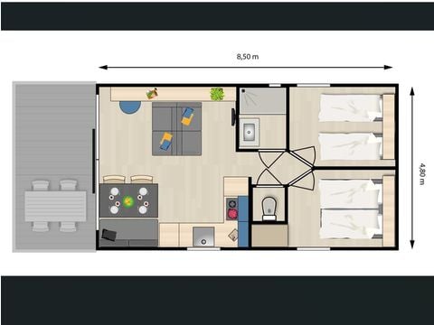 Chalet 4 personen - Koperwiek