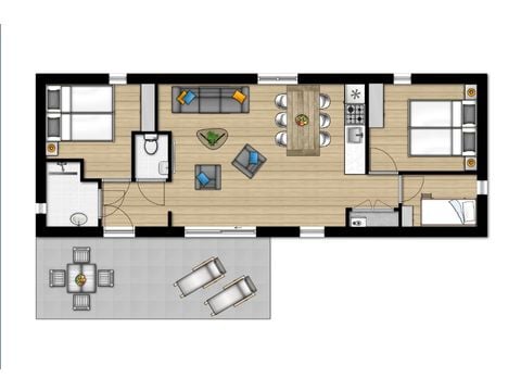 Lodge 6 personen - 6B
