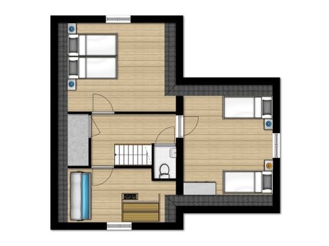Villa 6 personen - Tjasker Wellness