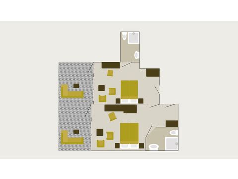 Hotelkamer 4 personen - Luxe Hotelkamer