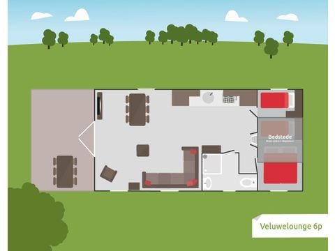 Chalet 6 personen - Veluwelounge