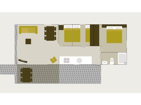Groepsaccommodatie 12 personen - Veluwelodge XL met Grillhuis 6+6