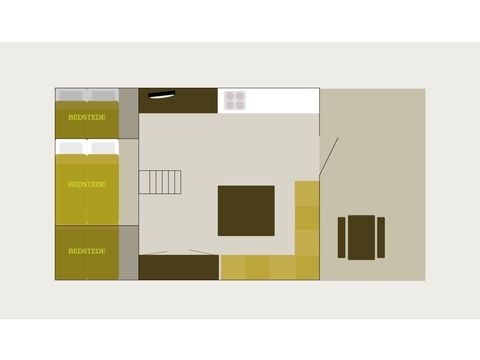 Chalet 6 personen - Trekkershut