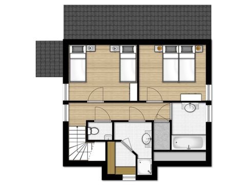 Villa 6 personen - Watervilla 6B