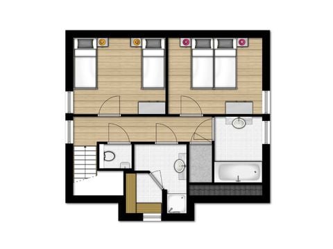 Villa 6 personen - Watervilla 6B Luxe