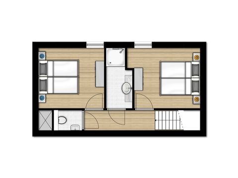 Bungalow 4 personen - 4 Comfort