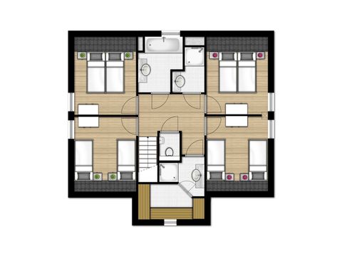 Groepsaccommodatie 10 personen - Watervilla 10A