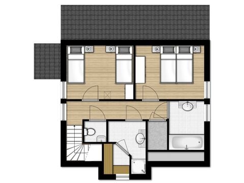 Villa 6 personen - 6B