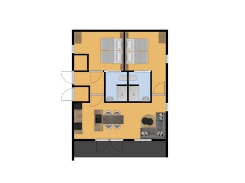 Bungalow 4 personen - Het Uilennest