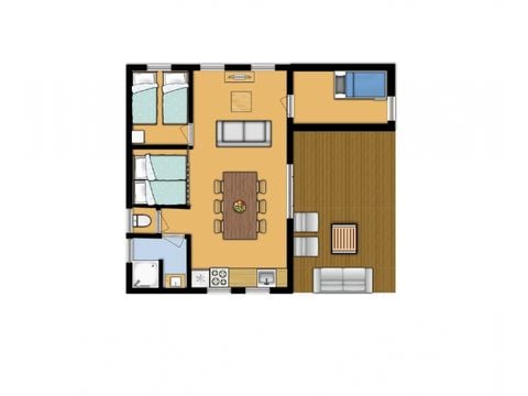 Chalet 6 personen - Hooiberg Chalet 6 personen - Hooiberg
