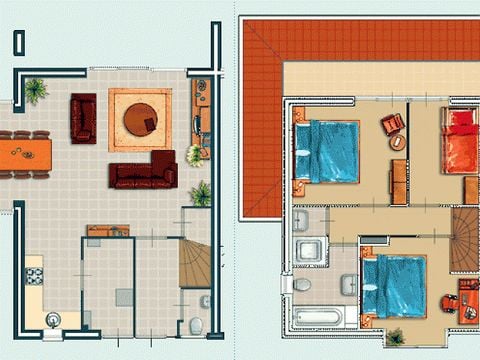 VAKANTIEHUIS 6 personen - Waterwoning