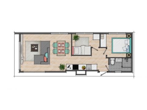 Vakantiehuis 4 personen - Biebosch