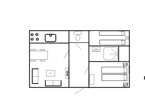 Bungalow 4 personen - Extra