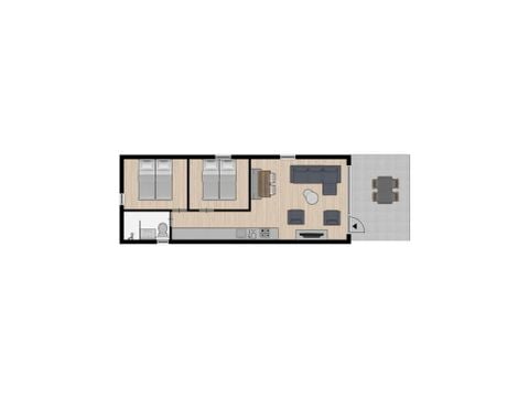 Lodge 4 personen - Forest Cabin