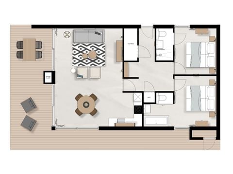 Vakantiehuis 4 personen - Birdie
