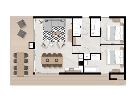 Vakantiehuis 8 personen - Eagle
