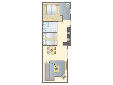 Bungalow 4 personen - 4C