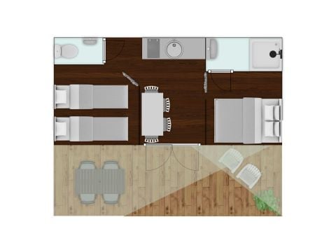 Bungalowtent 4 personen - Coco Suite Deluxe