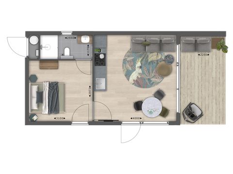 VAKANTIEHUIS 2 personen - Amalia met sauna en hottub