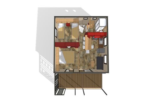 Chalet 6 personen - Superieur 2 slaapkamers