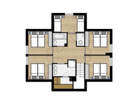 Groepsaccommodatie 12 personen - FV12L Comfort