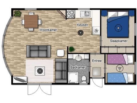 Bungalow 4 personen - Residence