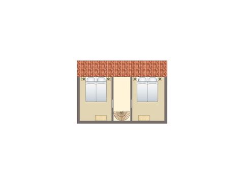 Bungalow 6 personen - 6M