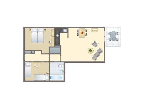 Appartement 4 personen - 4CB