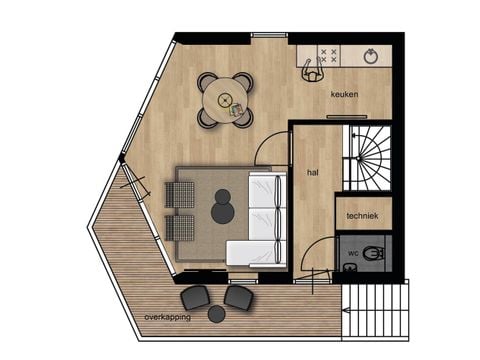 Villa 4 personen - Natuur met Hottub & Sauna