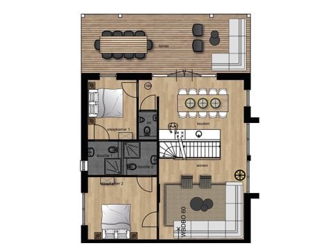 Villa 8 personen - Veluwe met Privé Binnenzwembad & Sauna