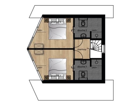 Villa 2 personen - Natuur met Hottub