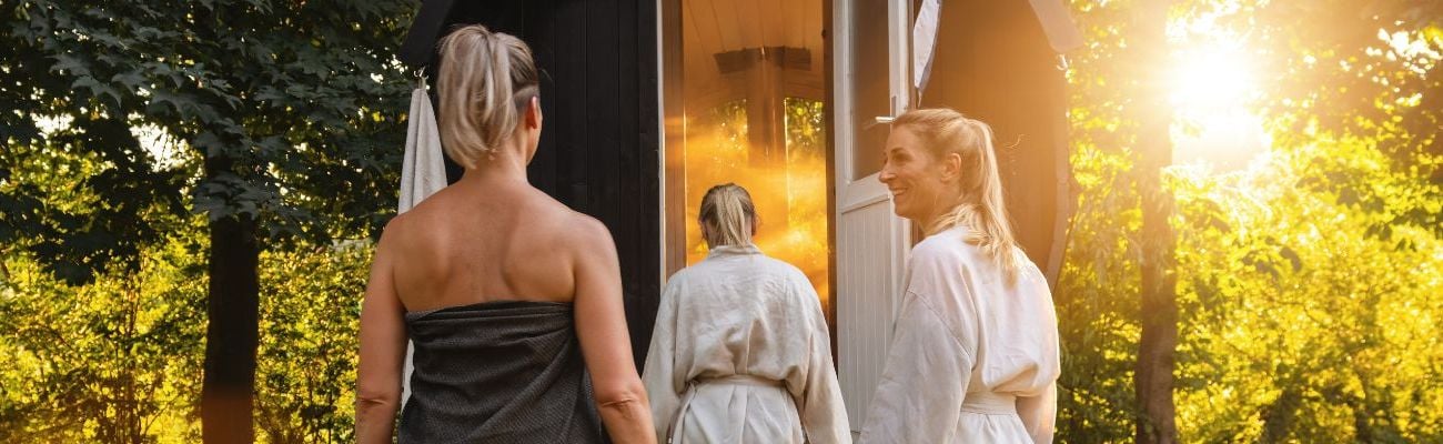 Huisje met sauna
