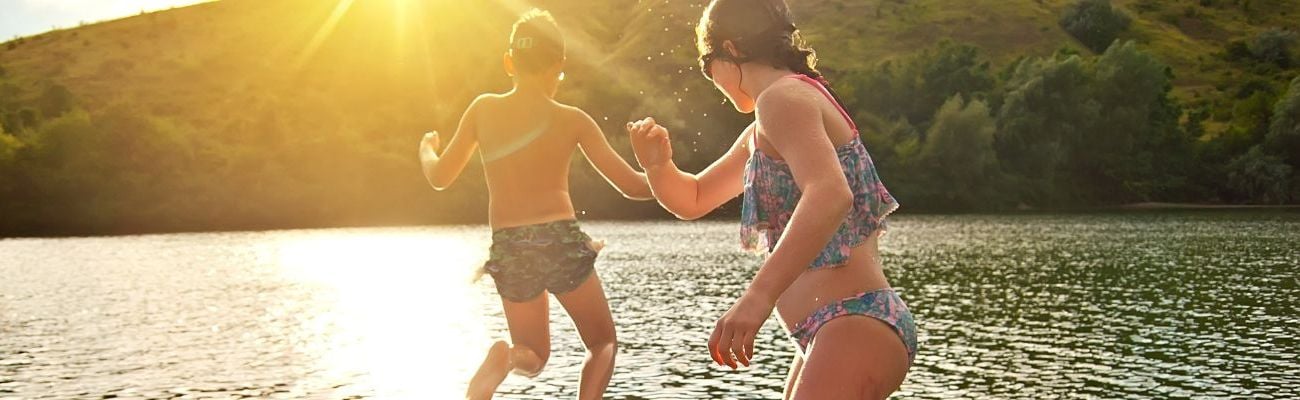 Vakantiepark met zwemvijver