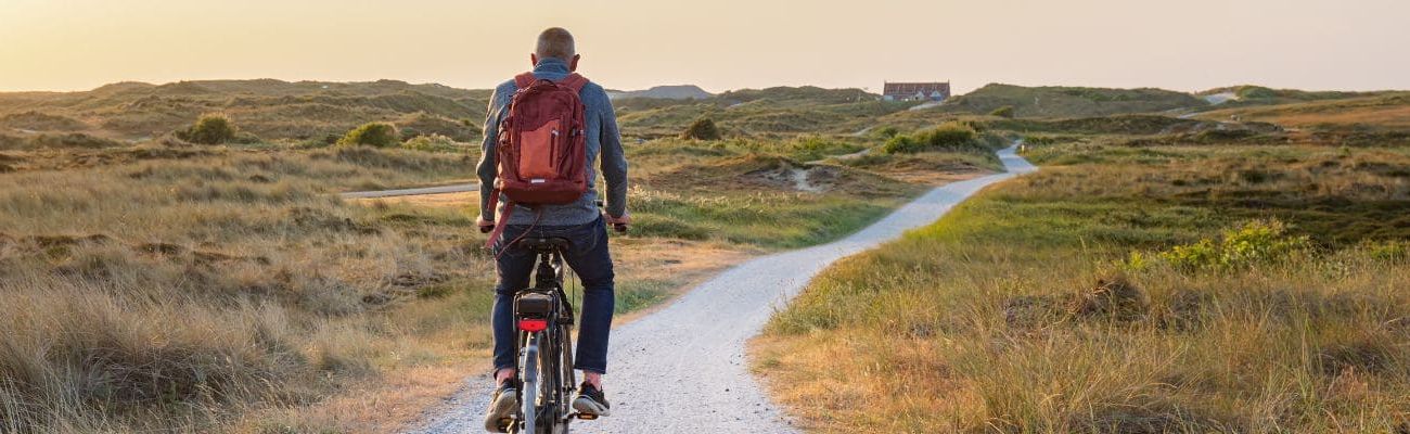 Nabij een fietsgebied