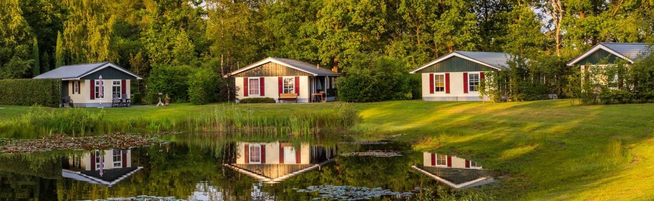 Vakantiepark in het bos