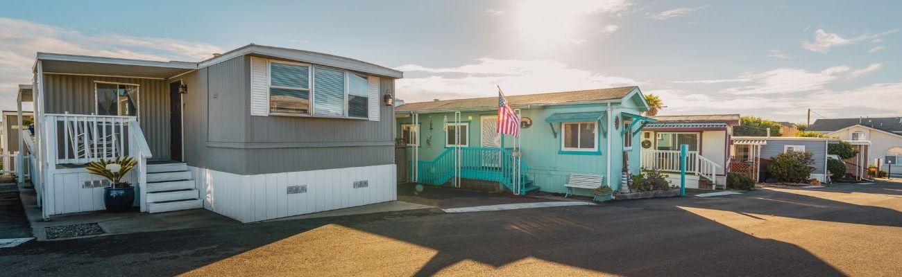 Stacaravan of chalet in Nederland